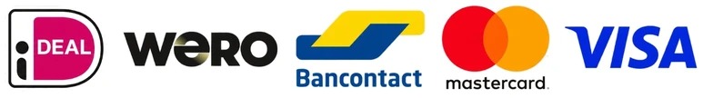 Betaalmethoden: iDEAL, Wero, Bancontact, Mastercard en Visa