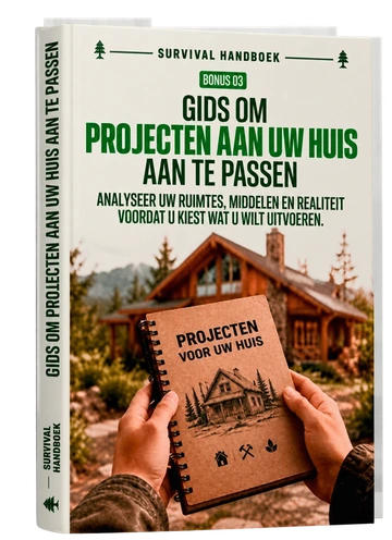 Mock-up van bonus 01: GIDS OM PROJECTEN AAN UW HUIS AAN TE PASSEN
